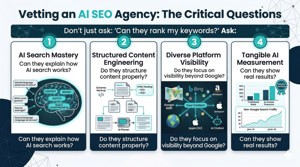 Key Questions to ask when choosing an AI SEO Agency