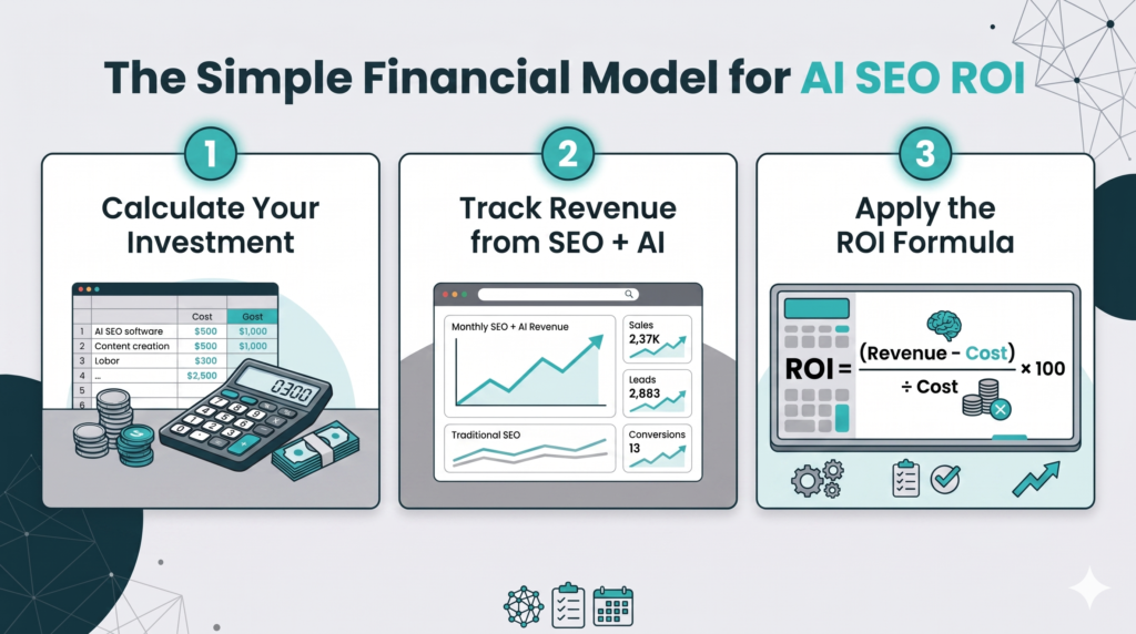 The Simple Financial Model for AI SEO ROI