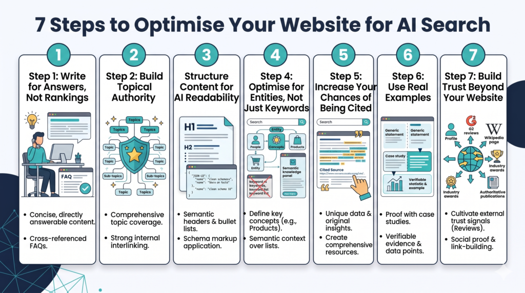 7 Steps to Optimise Your Website for AI Search